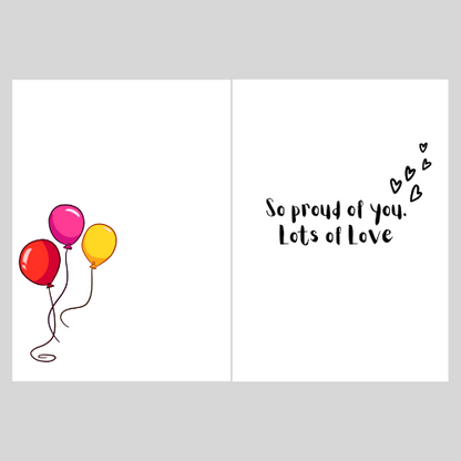 Gender neutral birthday cake card for your non-binary relative or friend - Happy Birthday to the most amazing person