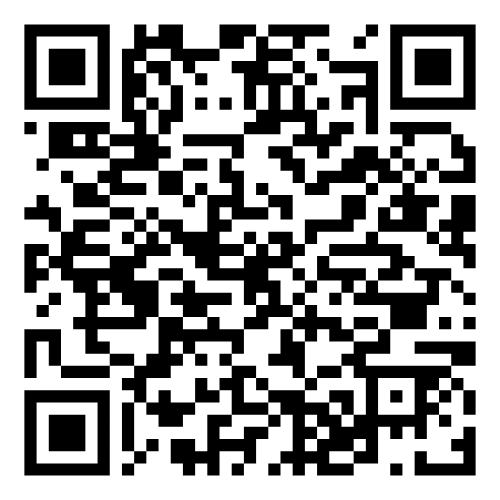 Black and white QR code on a white background