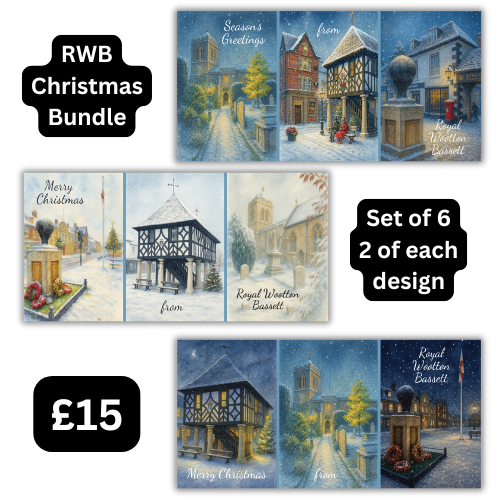 Royal Wootton Bassett Bundle - 6 Trifold Christmas Cards