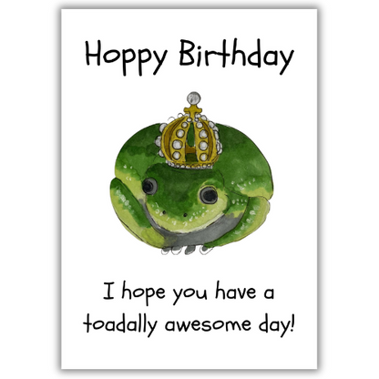 Hoppy Birthday Card For Him / Her / They. Humour Birthday Card/ Funny Card