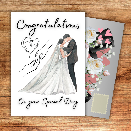 Wedding Congratulations Card | Mr and Mrs