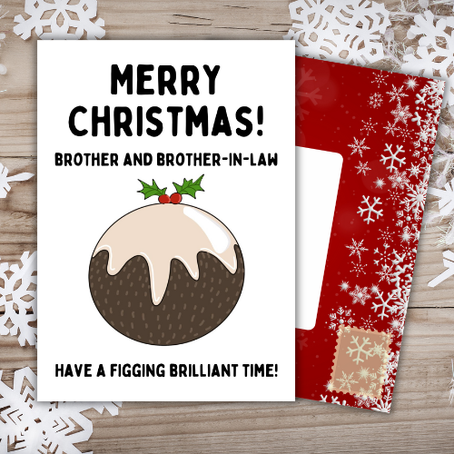 Brother and Brother in law Christmas Card
