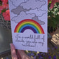 LGBT+ Rainbow Birthday Card for Partner