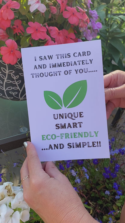 You're Simple Birthday Card - Humour