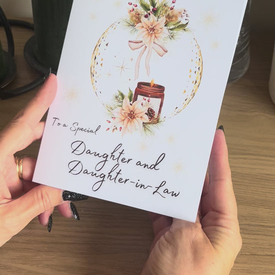 Video of Bare Cards Same Sex Christmas Card for Daughter and Daughter in Law