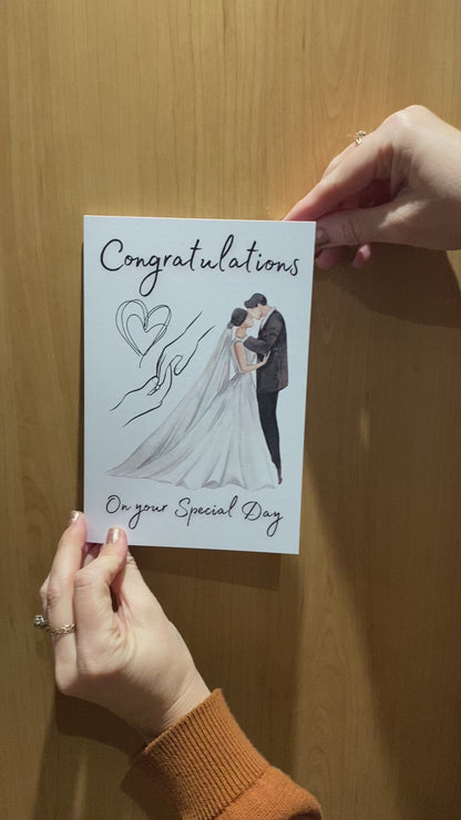 Wedding Congratulations Card | Mr and Mrs