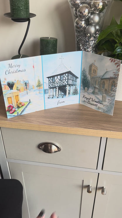 Video of Bare Cards Royal Wootton Bassett Christmas Card RWB02