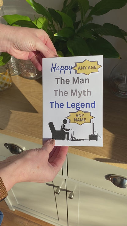 Personalised Funny 18th Birthday Card for him