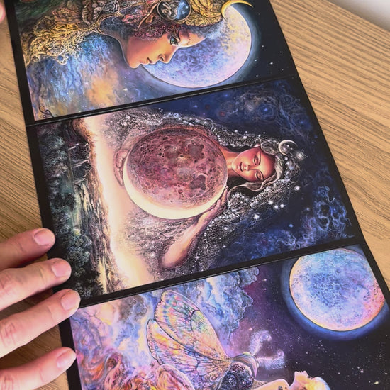 Demonstration video for the Bare Cards self-sealing greetings card from the fantasy art range 'The Josephine Wall Collection': Diana
