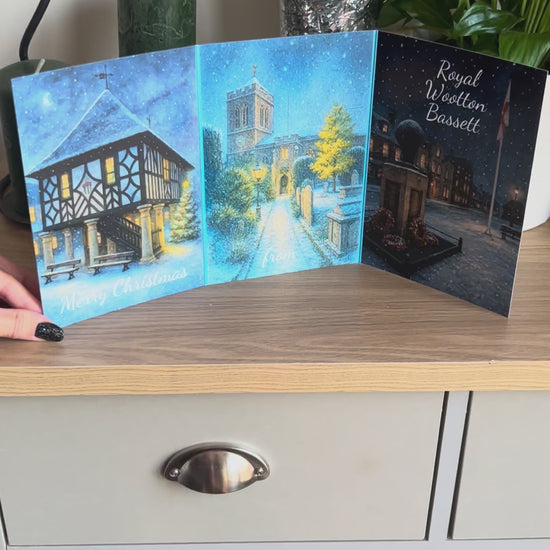 Video of Bare Cards Royal Wootton Bassett Christmas Card RWB03
