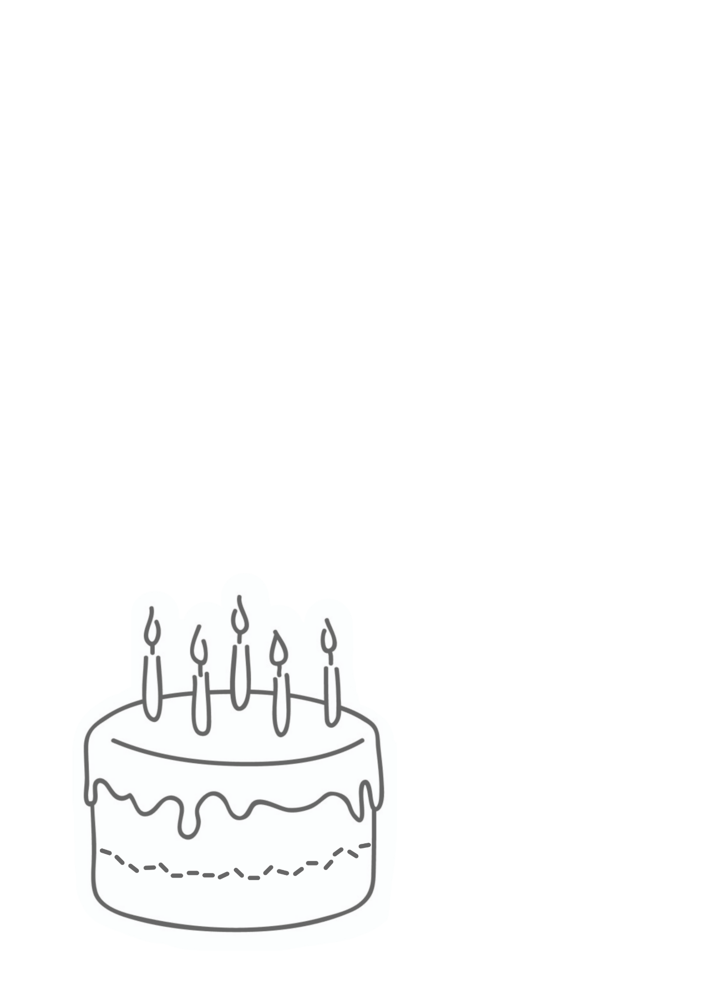 Push The Cake Into Your Face Birthday Card – Ohh Deer